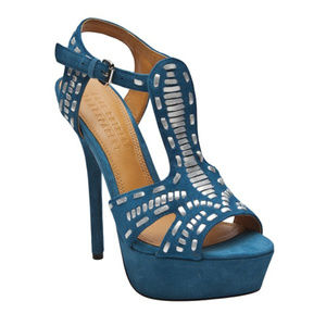 Eric Rutberg Transparent Aztec Platform Sandal